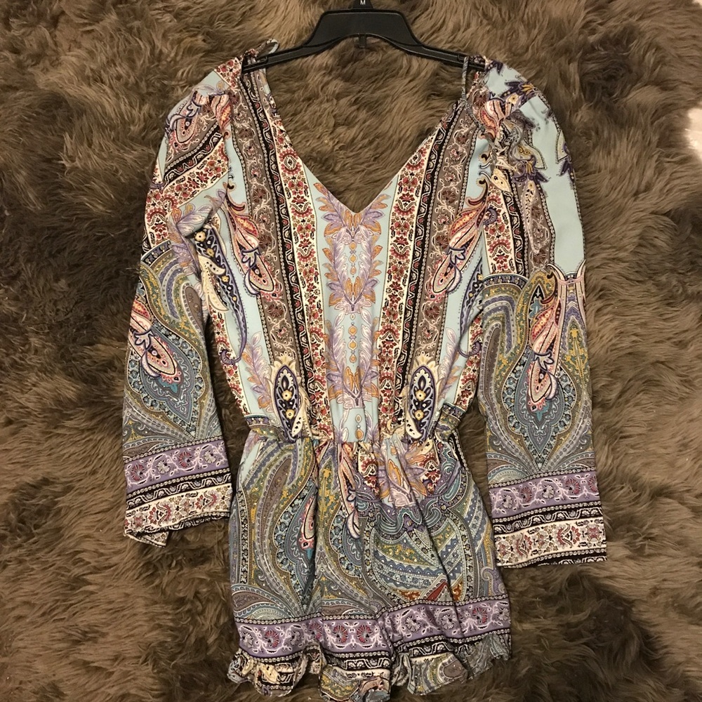 Printed Romper